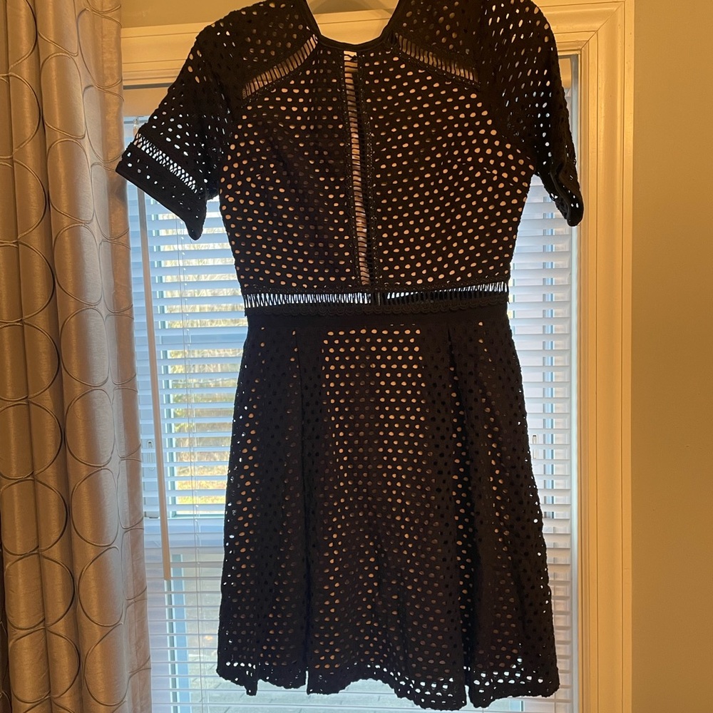 Mini black dress